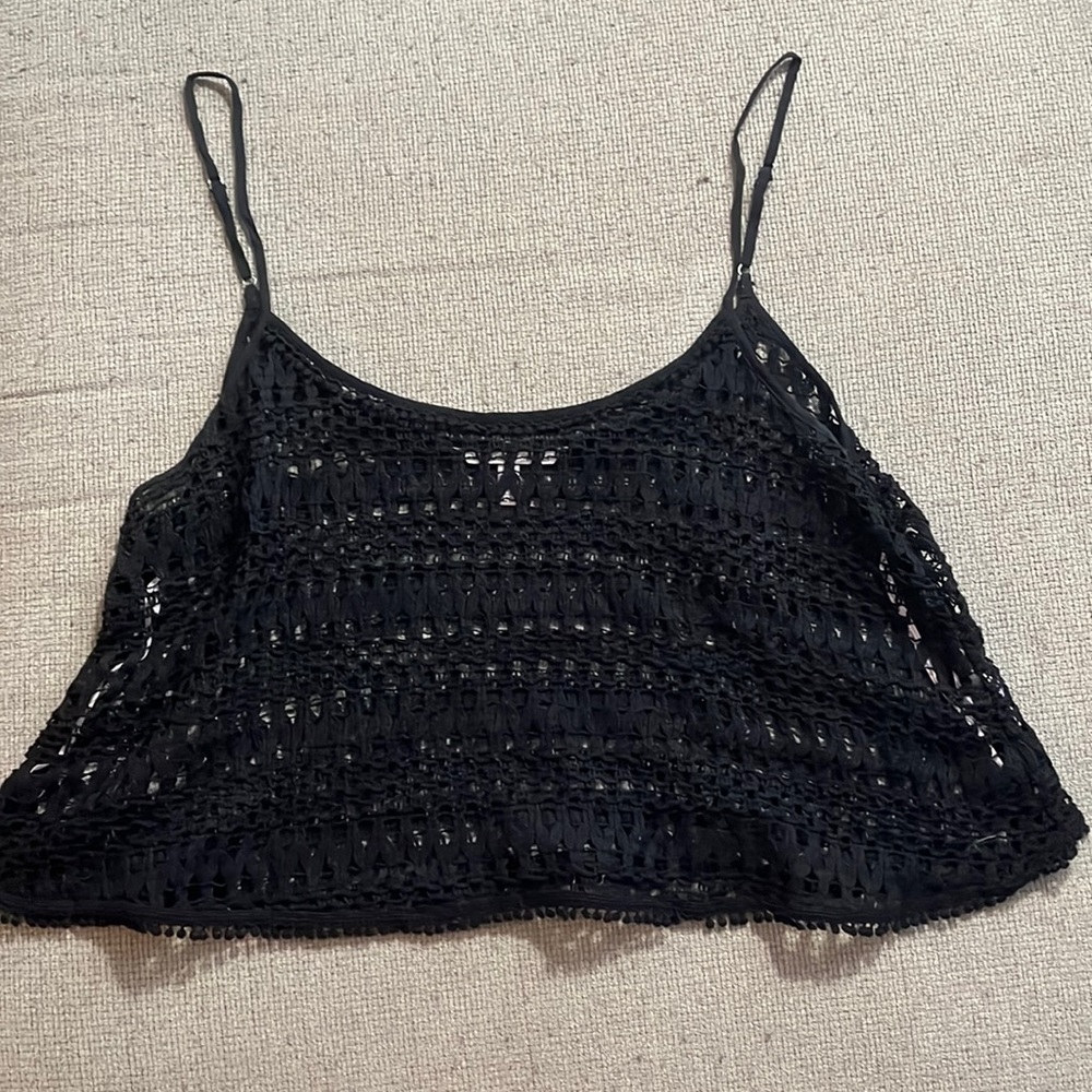 Victoria’s Secret Crocheted Crop Top